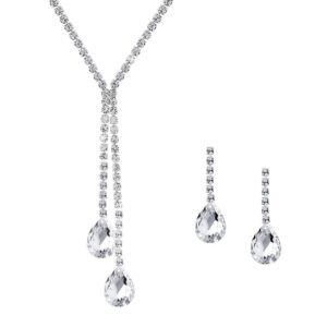 Fashion Crystal Zircon Necklace Set