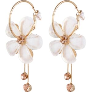 Gold Plated Floral Earrings